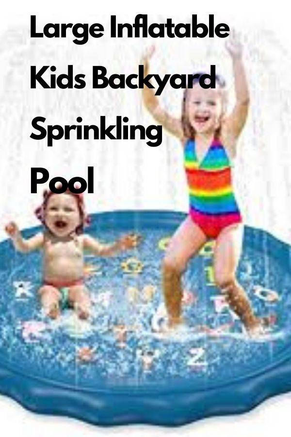 Large Inflatable Kids Backyard Sprinkling Pool