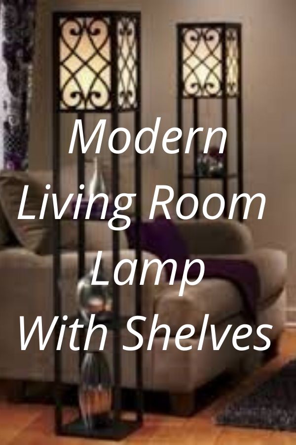 Modern Living Room Lamp With Shelves