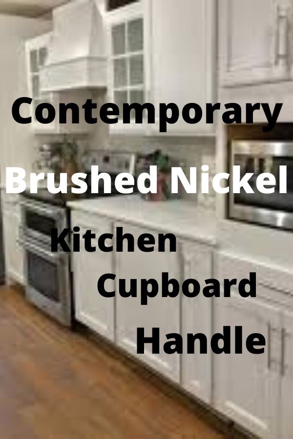 Contemporary Brushed Nickel Kitchen Cupboard Handle