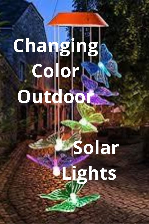Changing Color Wind Chimes Outdoor Solar Lights